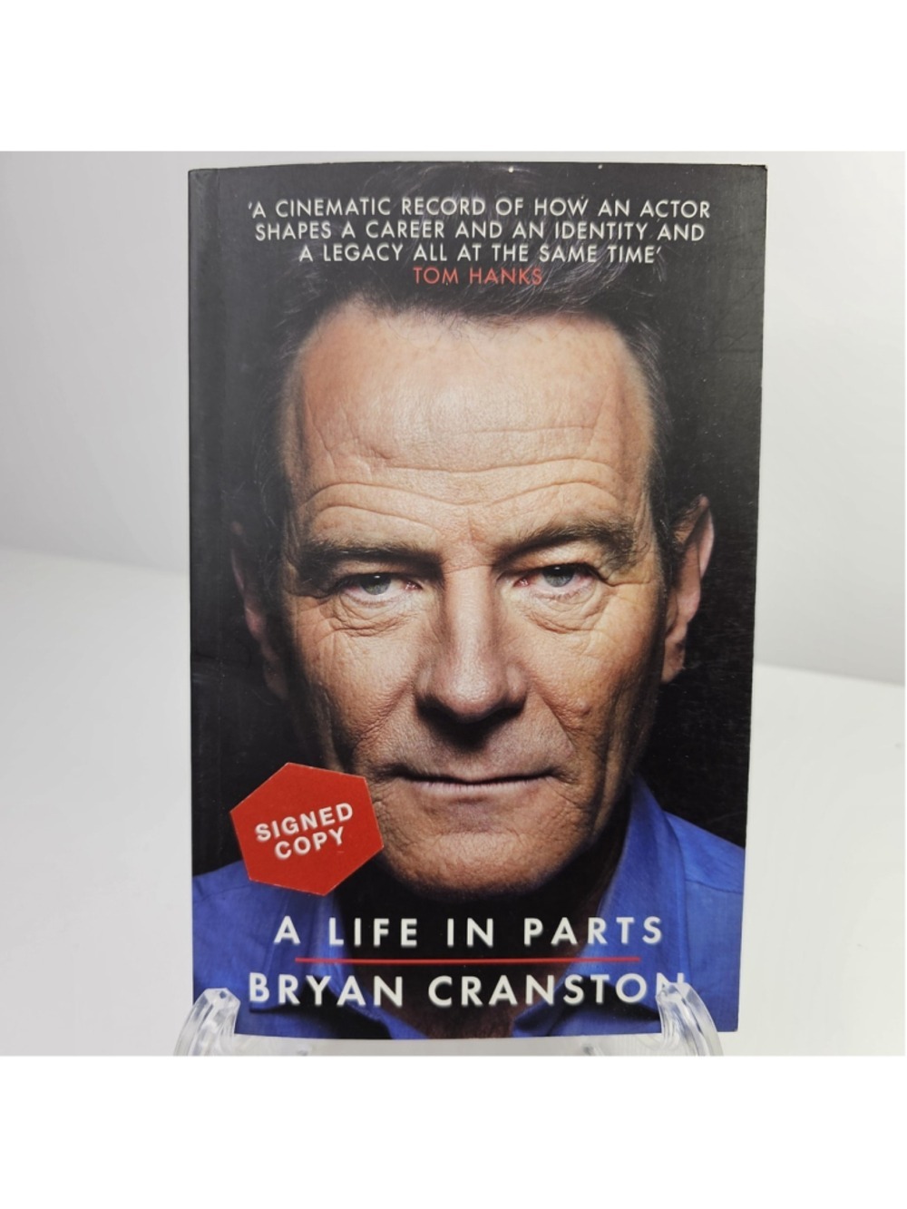 A Life in Parts SIGNED by Bryan Cranston Autographed Paperback Book 2017
